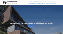 Desktop Screenshot of hokkaidotracks.com